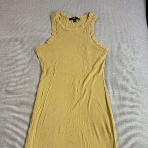 Lulu’s Chartreuse Sleeveless Dress